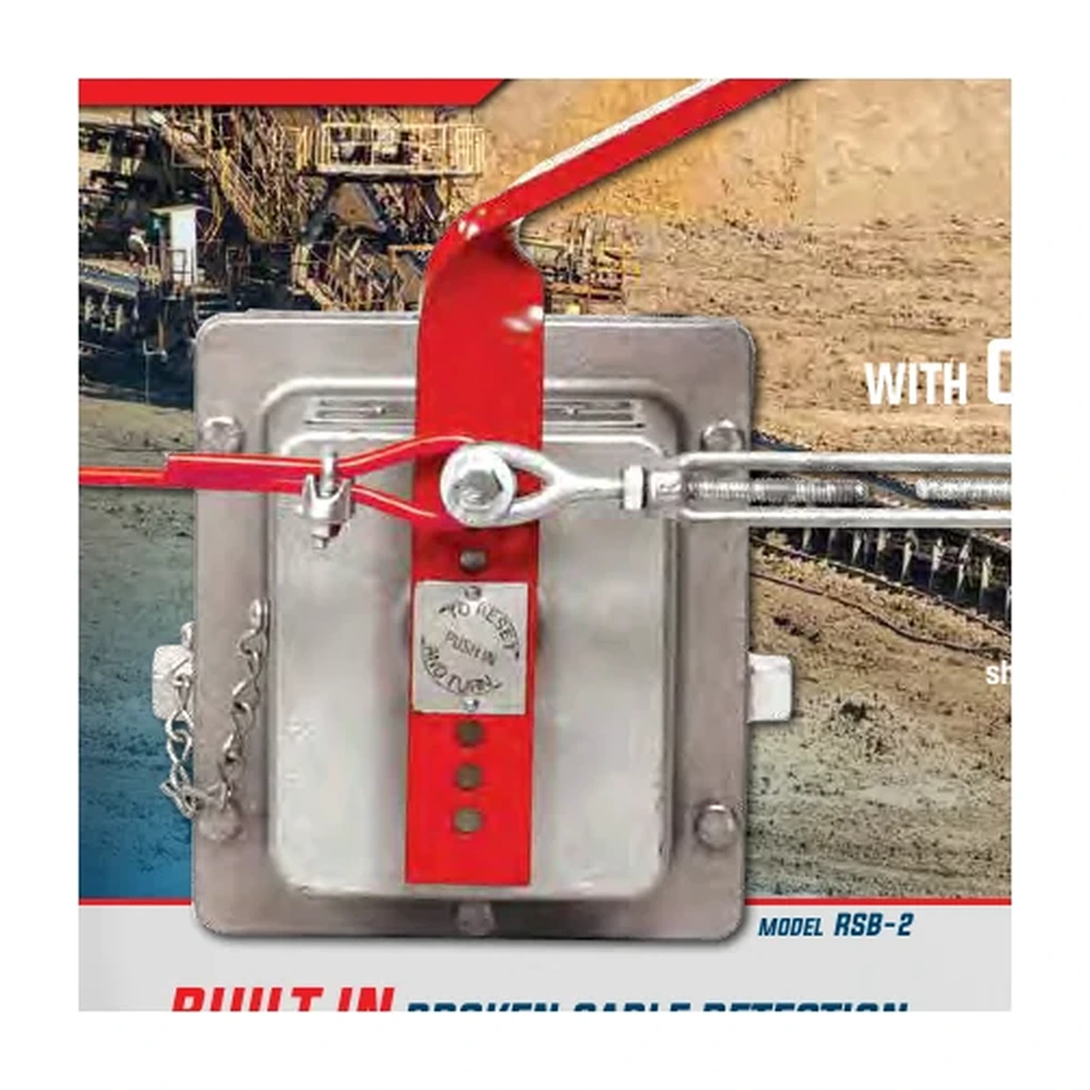 Conveyor Components Company Model RSB Safety Stop Control with Cable-Break Detection Conveyor Components Company Model RSB Safety Stop Control with Cable-Break Detection