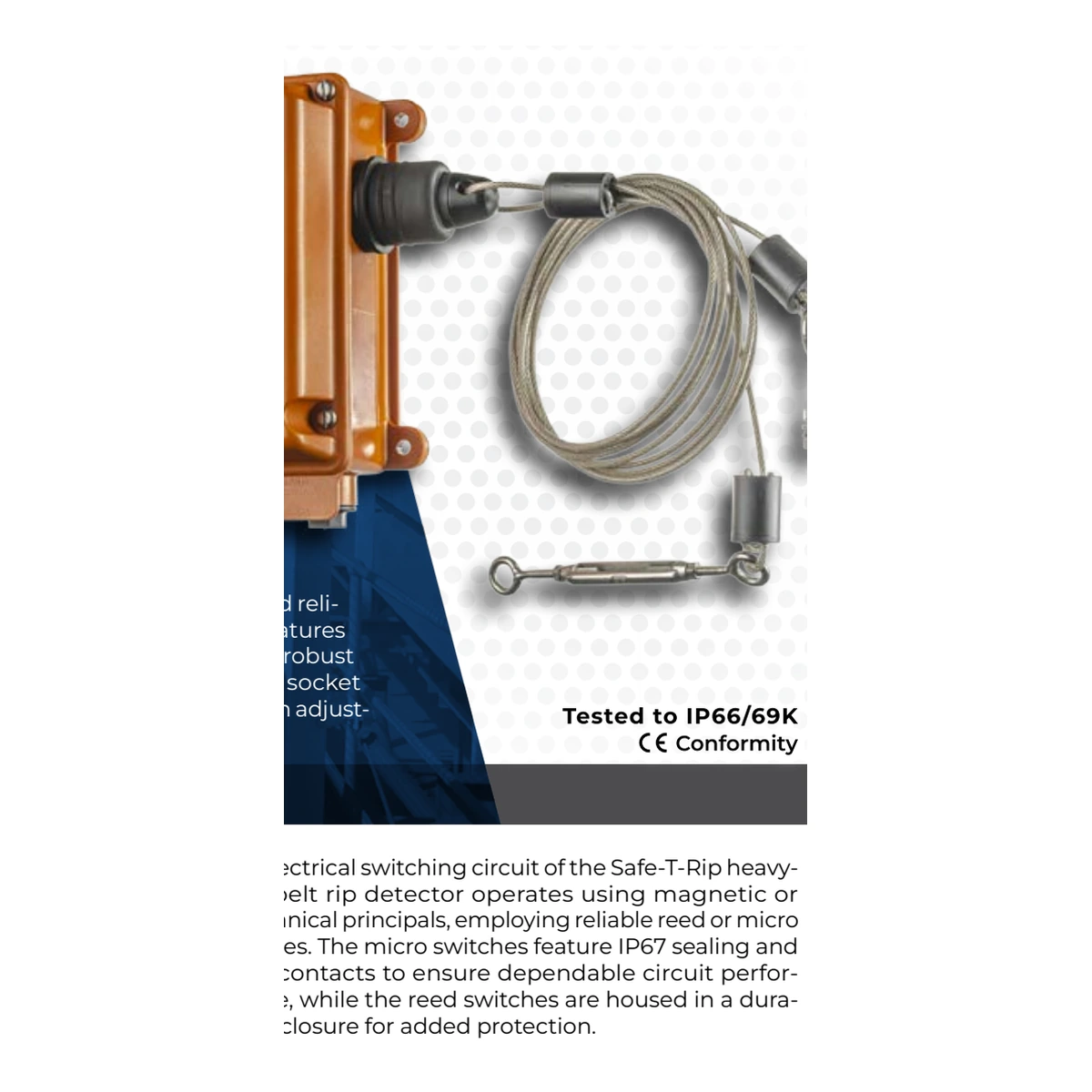 Safe-T Products Belt Rip Switch Safe-T Products Safe-T-Rip Belt Rip Switch